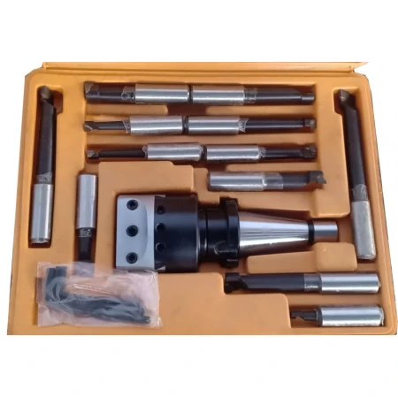 Расточная головка(с набором расточных резцов из 12 шт.) конус  ISO50